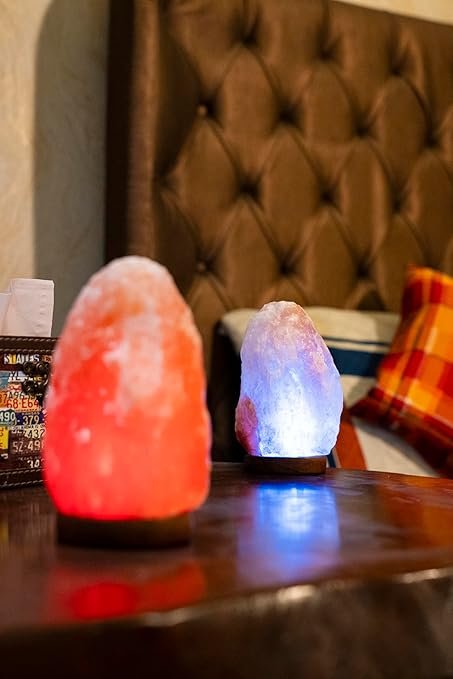 Color Changing Himalayan Salt Lamp – USB Lamp with Dimmer