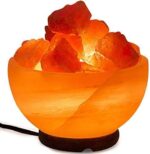 Himalayan Salt Lamp Bowl – Natural Crystal Chunks Dimmer