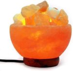 Himalayan Salt Lamp Bowl – Natural Crystal Chunks Dimmer