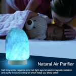 Himalayan Salt Lamp – 16 Colors, Hand-Carved & Remote Control