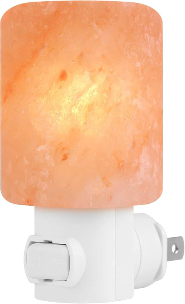 Syntus Himalayan Salt Lamp – Natural Pink Salt Rock Lamp for Home Décor and Wellness