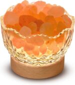 Himalayan Salt Lamp – 10 Levels of Light Intensity USB Plug