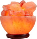 Himalayan Salt Lamp Bowl – Natural Crystal Chunks Dimmer